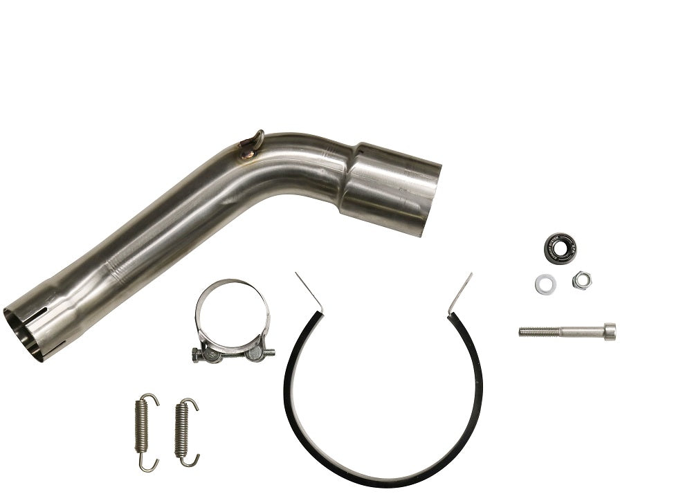 GPR Exhaust System Kawasaki Versys 1000 I.E. 2021-2023, Dual Poppy, Slip-on Exhaust Including Removable DB Killer and Link Pipe