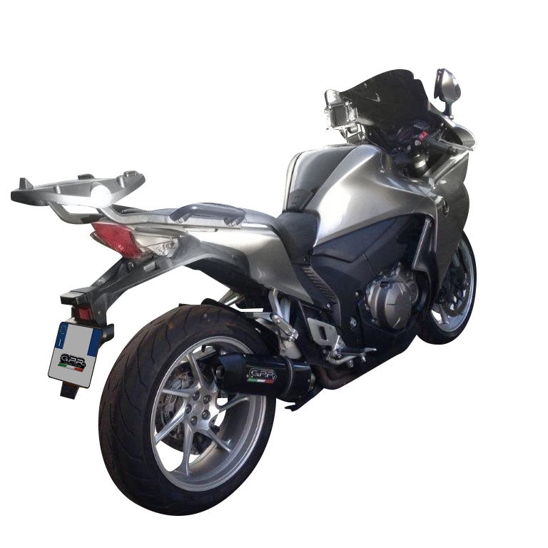 GPR Exhaust System Honda VFR1200F I.E. 2010-2016, Furore Poppy, Slip-on Exhaust Including Removable DB Killer and Link Pipe