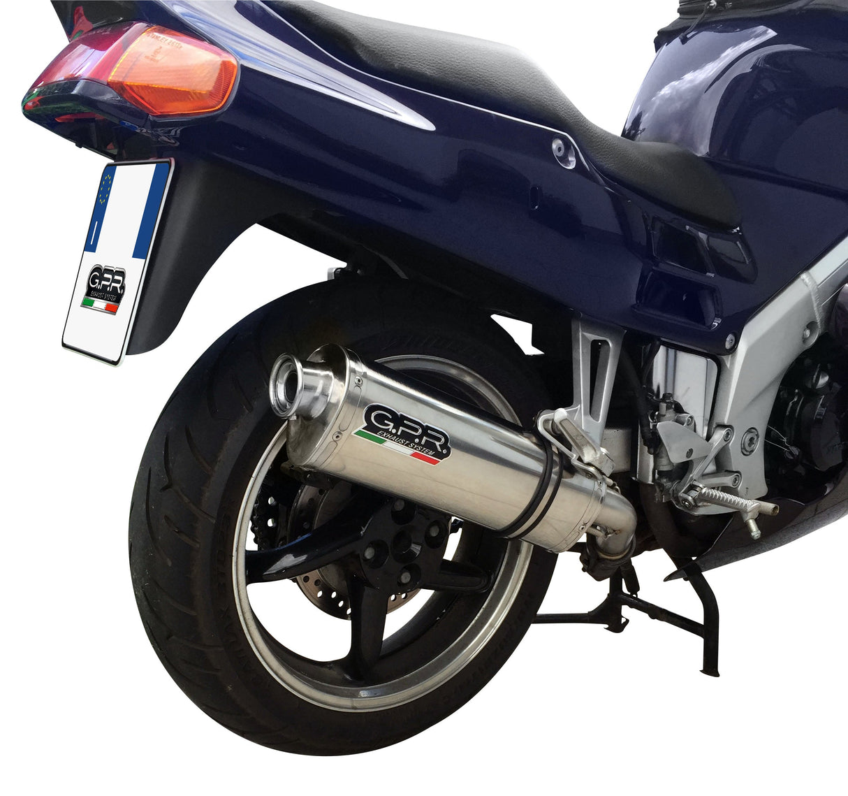 GPR Exhaust System Honda VFR750F 1994-1997, Trioval, Slip-on Exhaust Including Removable DB Killer and Link Pipe