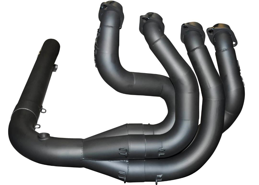 Suzuki Hayabusa 1999-2020 Competition Sidewinder Exhaust in Black by Voodoo