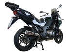 GPR Exhaust System Kawasaki Versys 1000 I.E. 2021-2023, M3 Inox , Slip-on Exhaust Including Removable DB Killer and Link Pipe