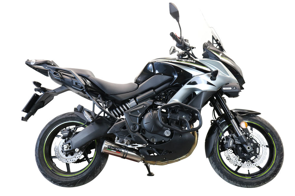 GPR Exhaust System Kawasaki Versys 650 2017-2020, M3 Inox , Full System Exhaust, Including Removable DB Killer