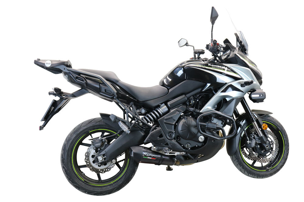 GPR Exhaust System Kawasaki Versys 650 2021-2023, Gpe Ann. Poppy, Full System Exhaust, Including Removable DB Killer