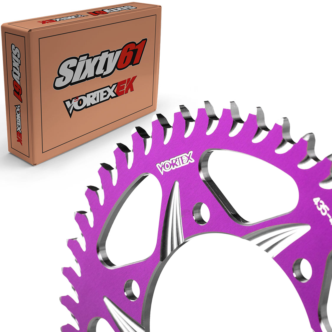 Honda CRF250L Rear Sprocket 2013-2024 Vortex 520 39-66 Teeth Aluminum