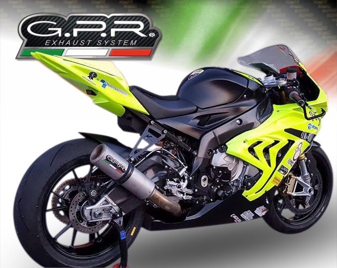 GPR Exhaust for Bmw S1000RR 2009-2011, M3 Titanium Natural, Full System Exhaust, Including Removable DB Killer