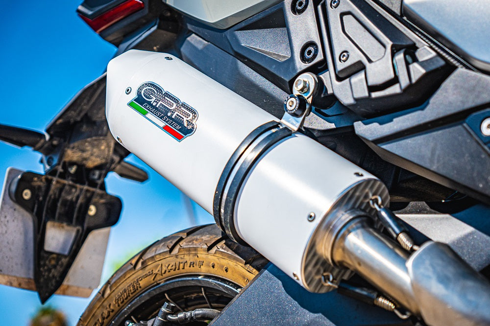 GPR Exhaust System Honda X-Adv 750 2016-2020, Albus Evo4, Slip-on Exhaust Including Removable DB Killer and Link Pipe