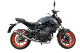 GPR Exhaust System Yamaha Xsr 700 2021-2023, Deeptone Inox, Full System Exhaust, Including Removable DB Killer