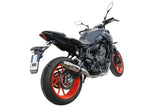 GPR Exhaust System Yamaha Xsr 700 2021-2023, Deeptone Inox, Full System Exhaust, Including Removable DB Killer