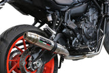 GPR Exhaust System Yamaha Xsr 700 2021-2023, Deeptone Inox, Full System Exhaust, Including Removable DB Killer