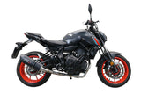 GPR Exhaust System Yamaha Xsr 700 2021-2023, Furore Evo4 Nero, Full System Exhaust, Including Removable DB Killer