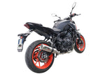 GPR Exhaust System Yamaha MT07 2021-2023, M3 Inox , Full System Exhaust, Including Removable DB Killer