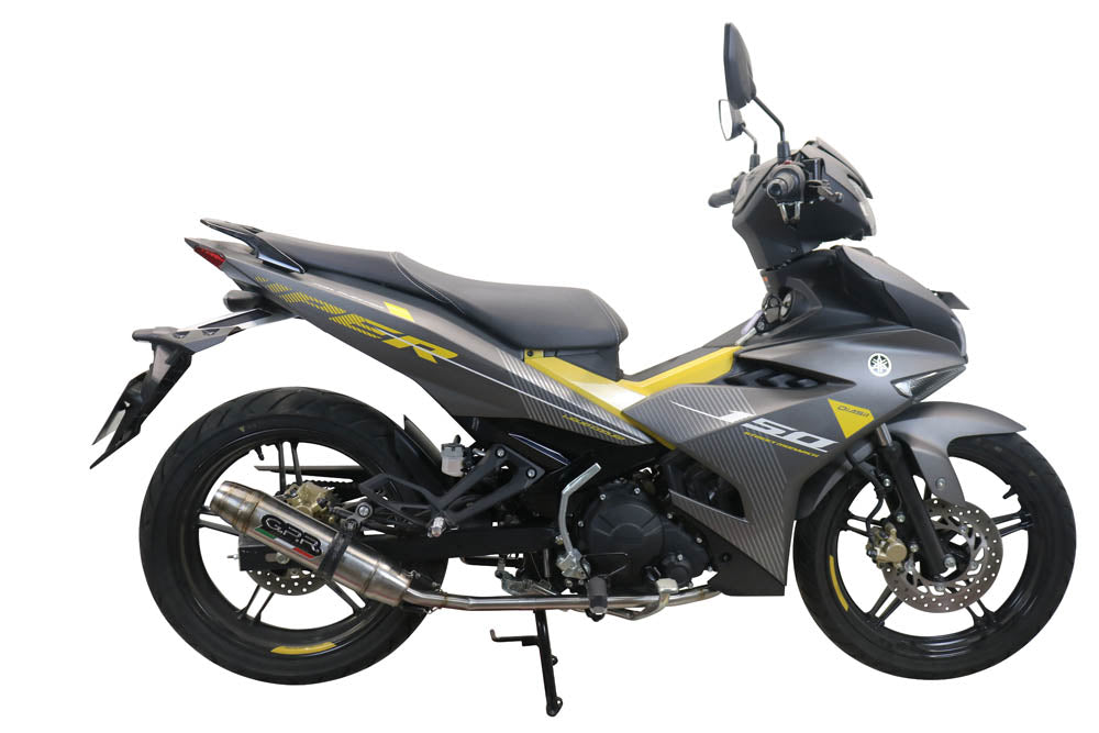 Yamaha Sniper 150 2021-2022  Exhaust GPR Full System Deeptone Inox