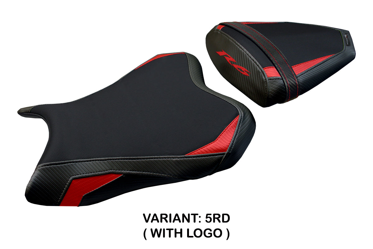 Yamaha YZF R6 2006 2007 Seat Cover Tappezzeria Red Black 06 07