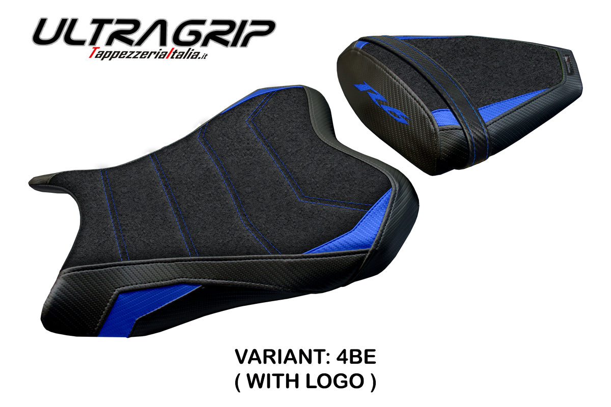 Yamaha YZF R6 2006 2007 Seat Cover Tappezzeria Ultragrip Blue Black 06 07