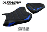 Yamaha YZF R6 2006 2007 Seat Cover Tappezzeria Ultragrip Blue Black 06 07