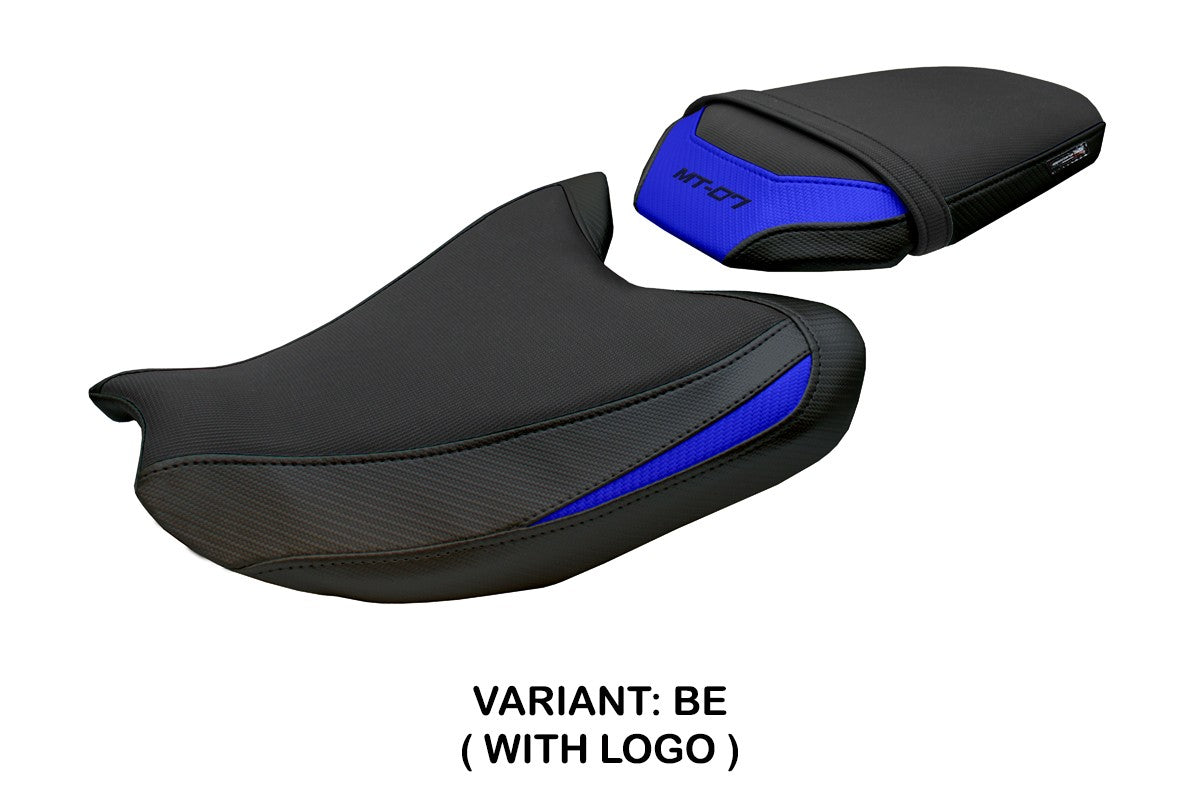 Yamaha MT 07 2025 Seat Cover Tappezzeria Blue Black