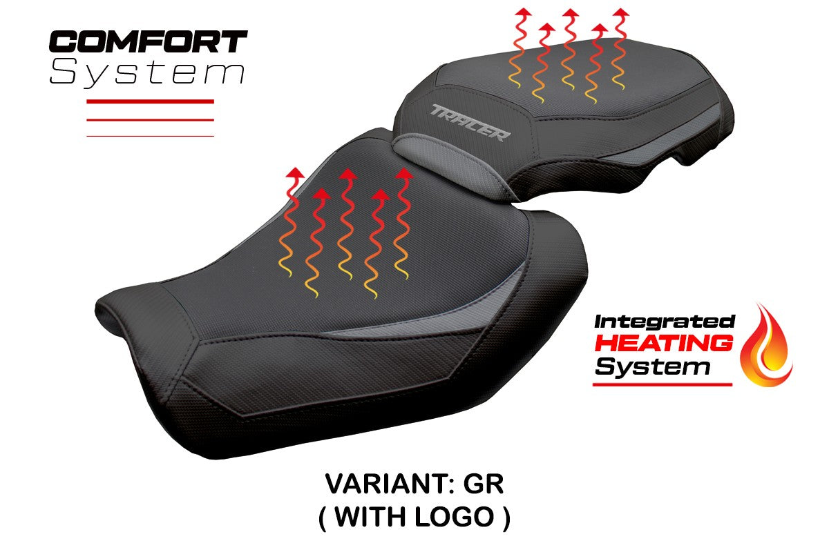 Yamaha Tracer 9 / 9 GT 2025 Seat Cover Tappezzeria Heating Comfort Grey Black