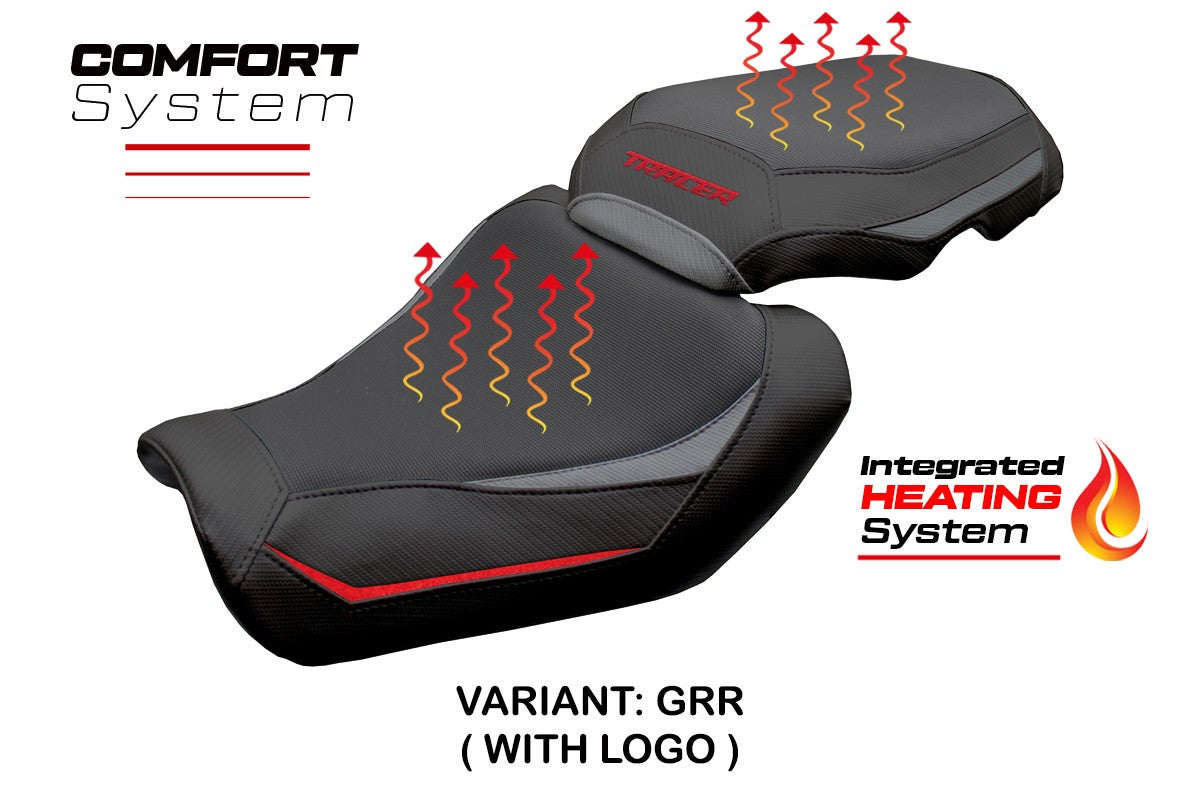 Yamaha Tracer 9 / 9 GT 2025 Seat Cover Tappezzeria Heating Comfort Grey Red