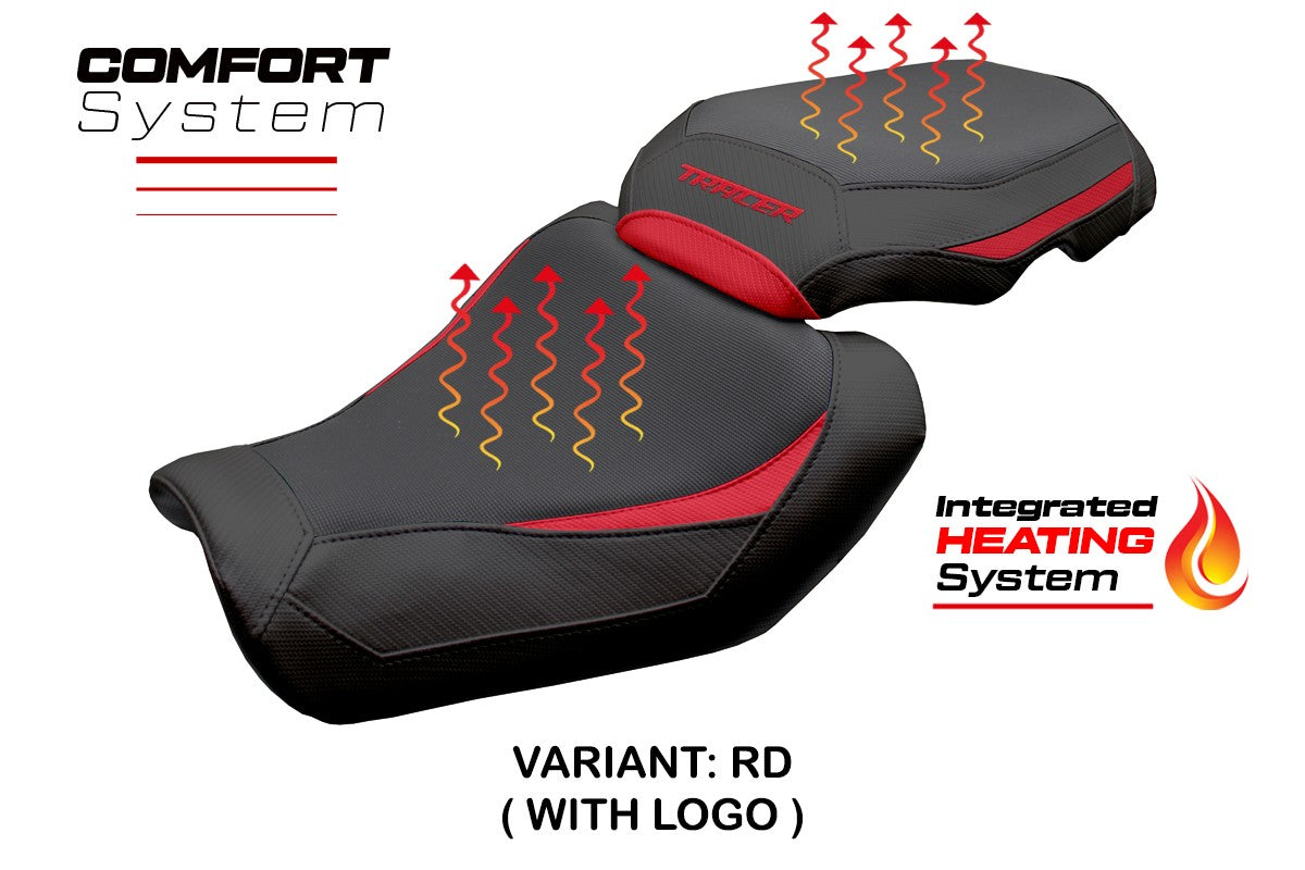 Yamaha Tracer 9 / 9 GT 2025 Seat Cover Tappezzeria Heating Comfort Red Black