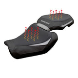 Yamaha Tracer 9 / 9 GT 2025 Seat Cover Tappezzeria Heating Comfort Silver Black