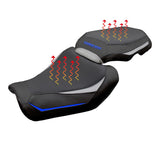 Yamaha Tracer 9 / 9 GT 2025 Seat Cover Tappezzeria Heating Comfort Silver Blue
