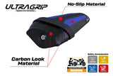 Yamaha YZF R1M 2015-2022 2023 Rear Seat Cover Tappezzeria Ultragrip Blue Black