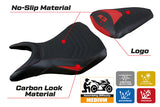 Yamaha YZF R3 2015-2020 2021 2022 2023 Seat Cover Tappezzeria Ultragrip Red