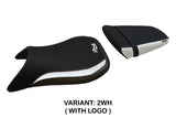 Yamaha YZF R6 2003 2004 2005 Seat Cover Tappezzeria White Black 03 04 05