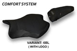 Yamaha YZF R6 2017-2020 2021 2022 2023 Seat Cover Tappezzeria Comfort Black