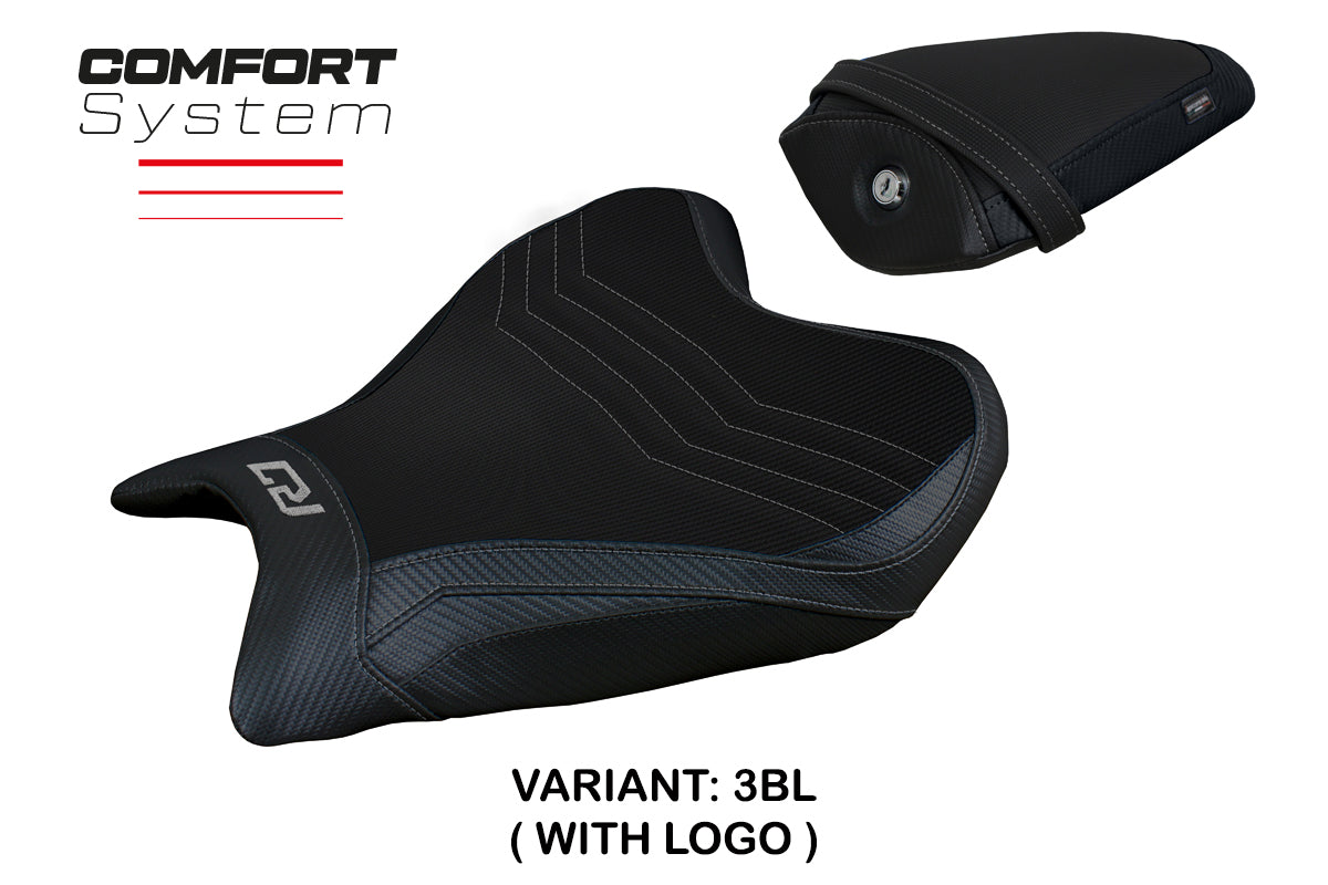 Yamaha YZF R7 2021 2022 2023 Seat Cover Tappezzeria Comfort Black