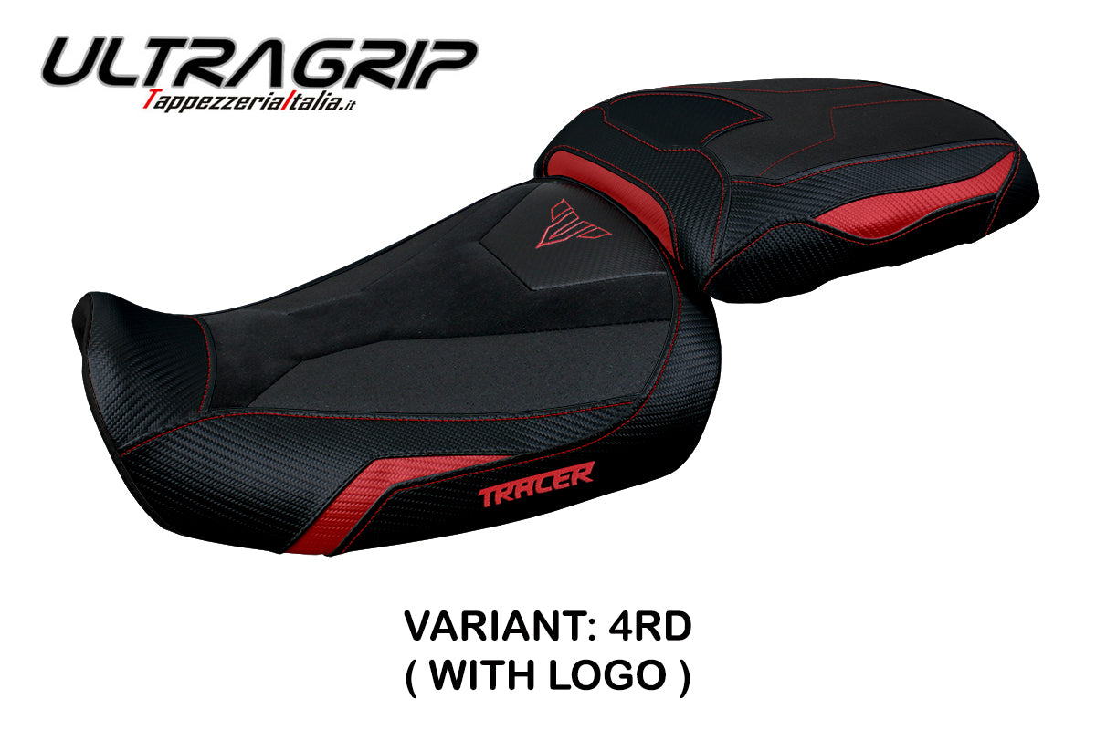 Yamaha Tracer 9 9GT 2021 2022 2023 Seat Cover Tappezzeria Ultragrip Red Black