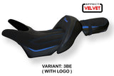 Yamaha V-Max 1700 2008-2015 2016 2017 Seat Cover Tappezzeria Velvet Blue Black