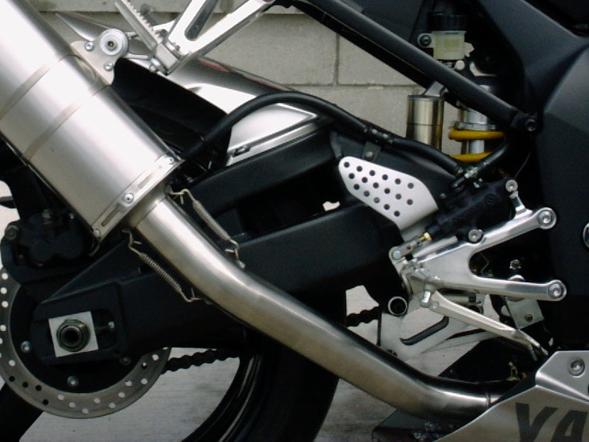 GPR Exhaust System Yamaha YZF 1000 R1 2002-2003, Albus Ceramic, Slip-on Exhaust Including Removable DB Killer and Link Pipe