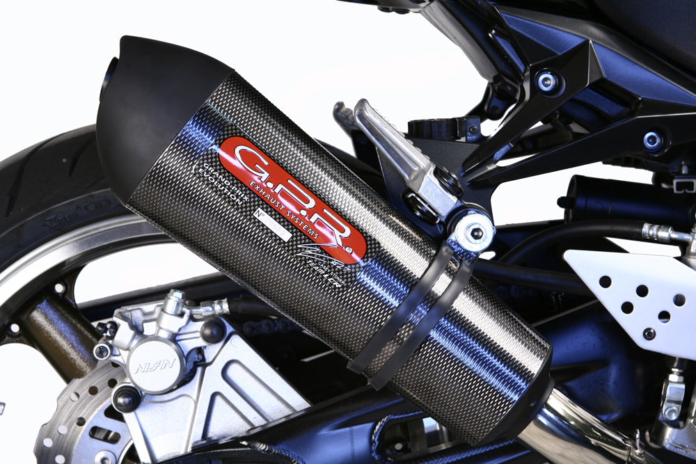 GPR Exhaust System Kawasaki Z1000 2007-2009, Gpe Ann. Poppy, Dual slip-on Including Removable DB Killers and Link Pipes