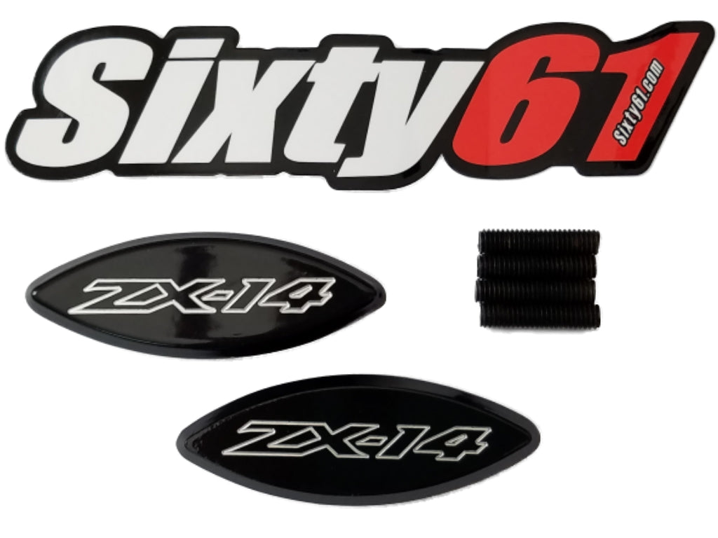Kawasaki ZX14R Mirror Block Off in Black