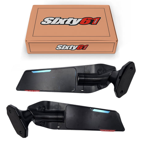 Kawasaki ZX6R wing mirrors front view from Sixty61 with a box