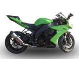 GPR Exhaust System Kawasaki ZX10R 2008-2009, Gpe Ann. titanium, Slip-on Exhaust Including Removable DB Killer and Link Pipe