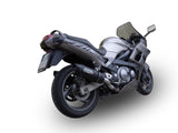 GPR Exhaust System Kawasaki ZZR600 2002-2006, Furore Nero, Dual slip-on Including Removable DB Killers and Link Pipes