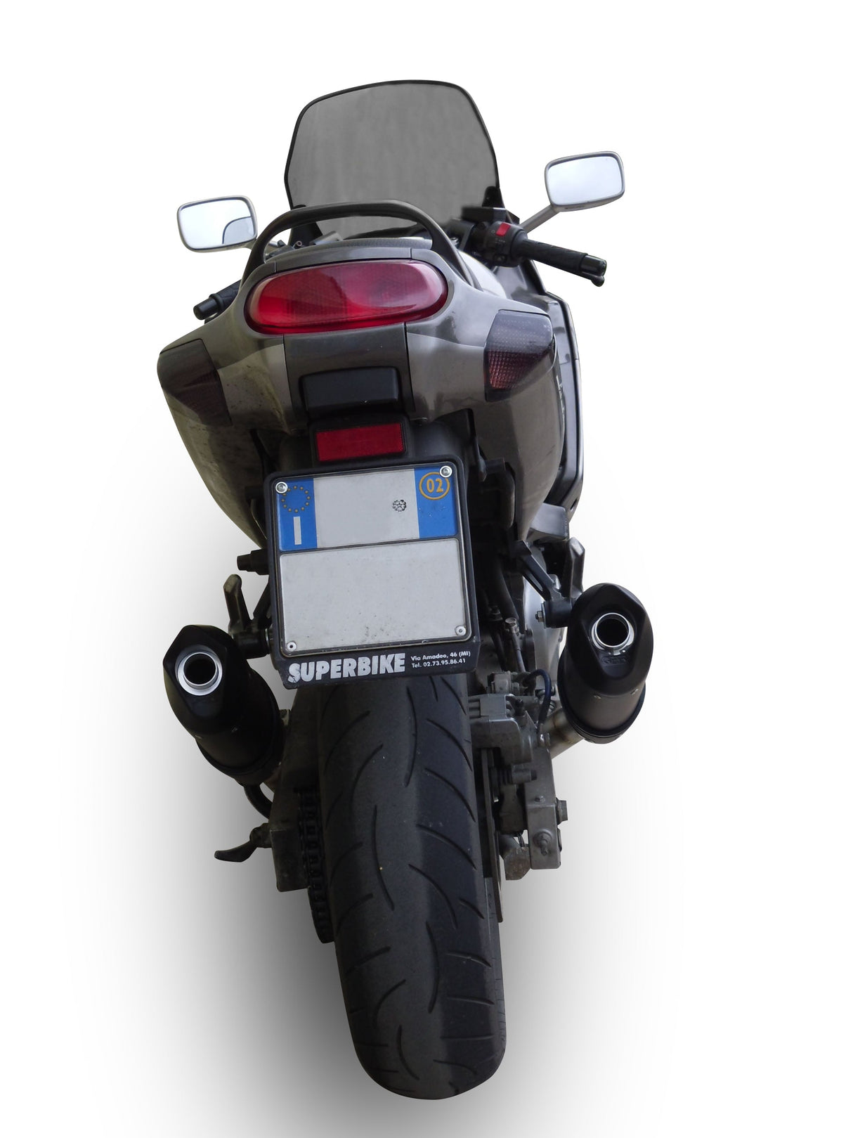 GPR Exhaust System Kawasaki ZZR600 2002-2006, Furore Nero, Dual slip-on Including Removable DB Killers and Link Pipes