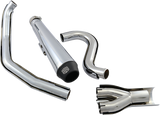 COBRA El Diablo Exhaust - Chrome - '88-'06 Softail 6485