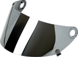 BILTWELL Gringo S Gen 2 Shield - Flat - Chrome Mirror 1111-221