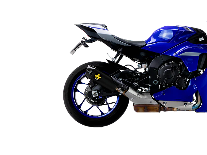 71829akn Arrow Yamaha Yzf R1 15-25  Homologated Aluminium Dark Indy Race Silencer With Carbon End Cap For Original Collectors