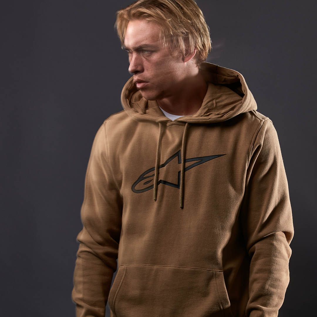 ALPINESTARS Ageless Pullover Hoodie - Sand/Black - Large 1212513202310L