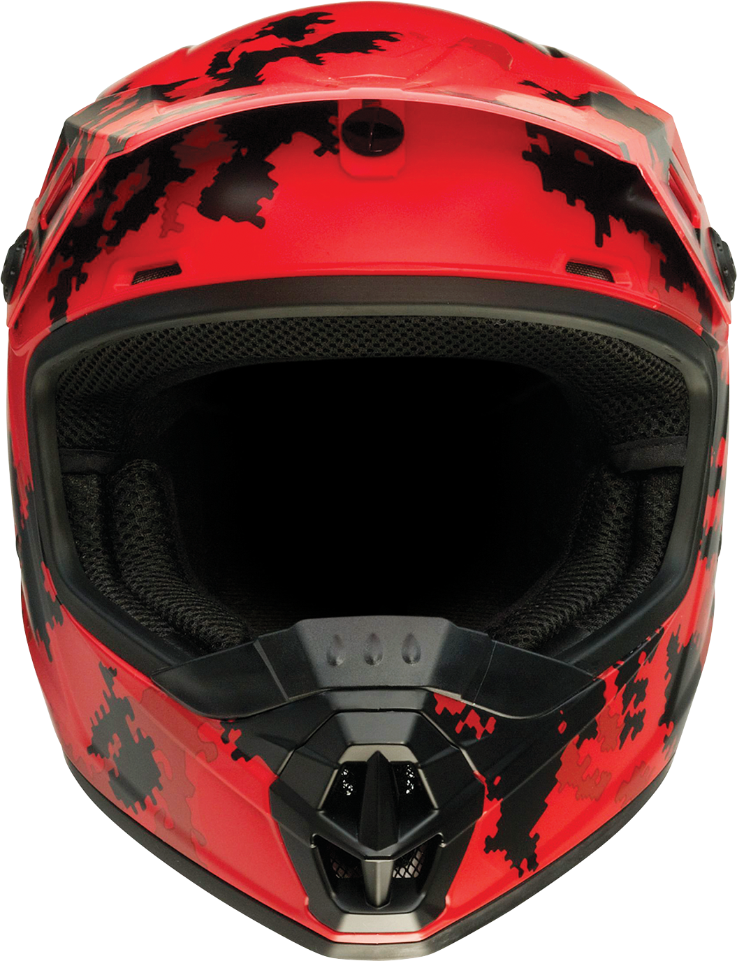 Z1R Youth Rise Motorcycle Helmet - Digi Camo - Red - Large 0111-1462