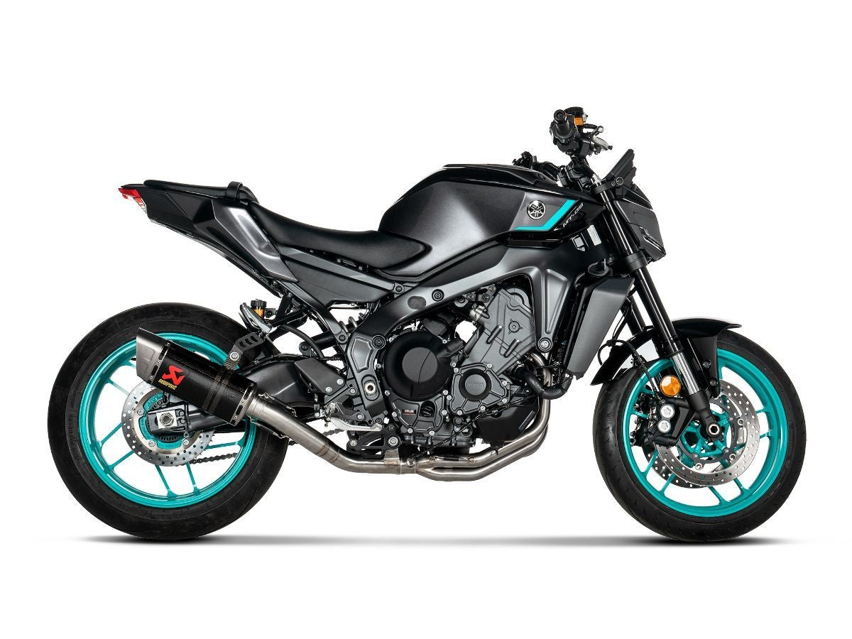 YAMAHA MT-09 FZ-09 2024 Exhaust, Akrapovic Racing Full System Titanium and Carbon S-Y9R17-APC