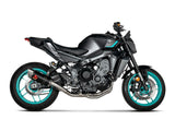 YAMAHA MT-09 FZ-09 2024 Exhaust, Akrapovic Racing Full System Titanium and Carbon S-Y9R17-APC