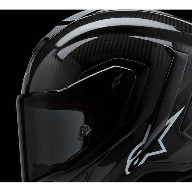 ALPINESTARS Supertech R10 Motorcycle Helmet - Solid - Carbon Black - Large 8200124-1902-L