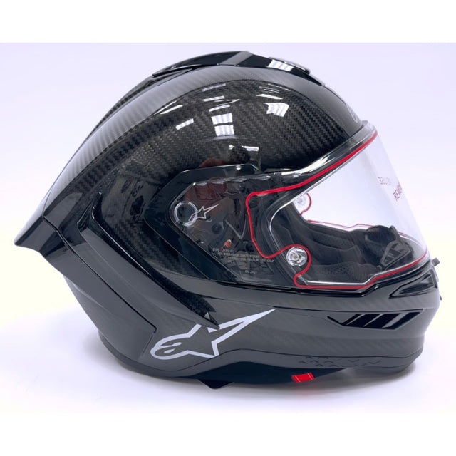 ALPINESTARS Supertech R10 Motorcycle Helmet - Solid - Carbon Black - Large 8200124-1902-L