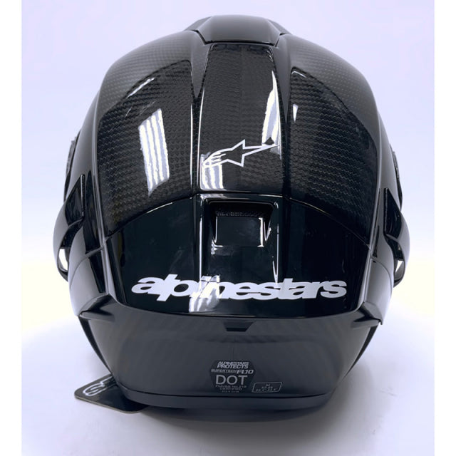 ALPINESTARS Supertech R10 Motorcycle Helmet - Solid - Carbon Black - Medium 8200124-1902-M