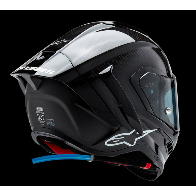 ALPINESTARS Supertech R10 Motorcycle Helmet - Solid - Carbon Black - Medium 8200124-1902-M